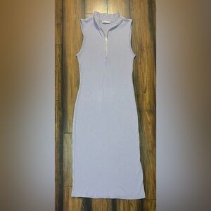 Zara Women's Light Purple Midi Dress